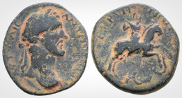 Roman Provincial
Pisidia.Baris, Antoninus Pius (138-161)
AE Bronze (19.4 mm 2.9 g)
AVT KAIC ANTΩNEINOC. , laureate head to right, drapery over far ...