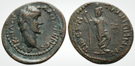 Roman Provincial 
PISIDIA. Tiberiopolis. Antoninus Pius (138-161 AD). 
AE Bronze (23.8 mm 5.5 g). 
Obv: AVT KAI AΔP ANTωNINOC. Laureate head right. 
R...