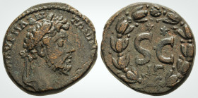Roman Provincial
SYRIA, Seleucis and Pieria. Antioch. Marcus Aurelius (161-180 AD). 
AE Bronze (22.4 mm 8.4 g).
Obv: [ΑΥΤ Κ Μ] ΑΥΡΗΛ ΑΝΤΩΝΙ[ΝΟϹ ϹЄΒ] ,...