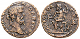 Roman Provincial
Pisidia.Palaeopolis Septimius Severus, (193-211AD).
AE Bronze, (25.1 mm, 7.7 g,)
Obv: AY KAI L CEP CEOYHROC PERTI, laureate head righ...
