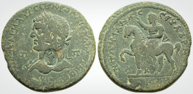 Roman Provincial Coins
CILICIA. Tarsos. Caracalla (198-217 AD). 
AE Bronze (33.4 mm 19.8 g).
Obv: AVT KAI M AVP ANTΩNЄINOC CЄB / PP.
Laureate head rig...