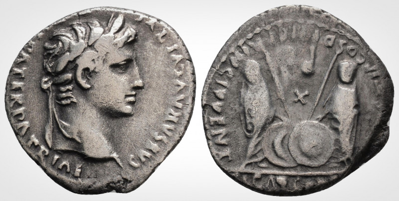 Roman Imperial
AUGUSTUS (27 BC-AD 14). Lugdunum (Lyon) mint Struck 2 BC- 12 AD.
...