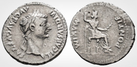 Roman Imperial
TIBERIUS (36-37 AD) Lugdunum
 Denarius Silver (20 mm 3.7 g)
Obv: TI CAESAR DIVI AVG F AVGVSTVS, laureate head right. 
Rev: PONTIF MAXIM...