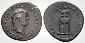 Roman Imperial
TITUS (79-81 AD). Rome, Struck 80 AD
Denarius Silver (18.9 mm 2.99 g) 
Obv: IMP TITVS CAES VESPASIAN AVG P M, laureate head right, 
Rev...