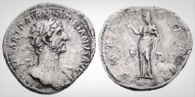 Roman Imperial
HADRIAN ( 117-138 AD ), Rome mint issued 118.
Denarius silver (19 mm 3.1 g)
Obv. IMP CAESAR TRAIAN HADRIANVS AVG, laureate head to righ...