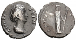Roman Imperial
DIVA FAUSTINA SENIOR, died 140/1. Rome
Denarius Silver (18.3 mm, 2.9 g) 
Obv: DIVA FAVSTINA, Diademed and draped bust of Diva Faustina ...