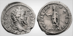 Roman Imperial
SEPTIMIUS SEVERUS (193-211 AD). Rome
Denarius Silver (19.6mm 3.17 g )
Obv: SEVERVS PIVS AVG, Laureate head of Septimius Severus to righ...