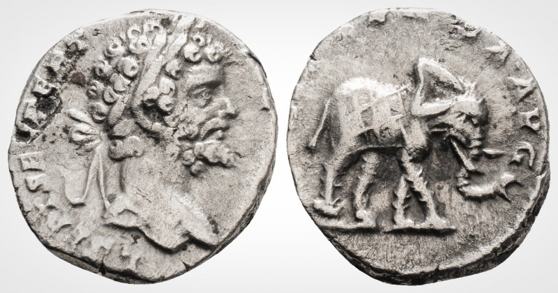 Roman Imperial
SEPTIMIUS SEVERUS (193-211 AD). Rome mint, struck AD 197
Denarius...
