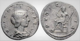 Roman Imperial
JULIA MAESA, Augusta, (218-224/5 AD). Rome
Denarius Silver (19.1 mm 2.7 g) 
Obv: IVLIA MAESA AVG, Draped bust right. 
Rev: PVDICITIA, P...