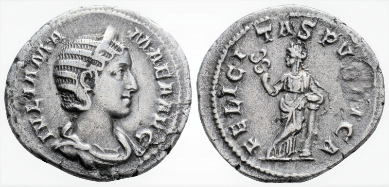 Roman Imperial
JULIA MAMAEA (222-235 AD). Rome
Denarius Silver (20.5 mm 2 g) 
Ob...
