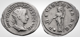 Roman Imperial
GORDIAN III (238-244 AD). Antioch
Antoninianus Silver (23.9 mm 3.7g)
Obv: IMP GORDIANVS PIVS FEL AVG, Radiate, draped and cuirassed bus...