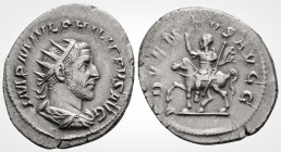 Roman Imperial
PHILIP I (244-249 AD). Rome
Antoninianus Silver (24.7 mm 3.8 g)
Obv: IMP M IVL PHILIPPVS AVG, Radiate, draped, and cuirassed bust right...