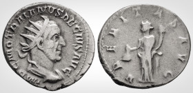 Roman Imperial
TRAJAN DECIUS (249-251 AD). Rome
Antoninianus Silver (21.6 mm 4.2 g)
Obv: IMP C M Q TRAIANVS DECIVS AVG, radiate and draped bust right....