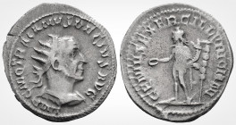 Roman Imperial
TRAJAN DECIUS (249-251 AD). Rome
Antoninianus Silver (23 mm 3 g)
Obv: IMP C M Q TRAIANVS DECIVS AVG, radiate and draped bust right.
Rev...
