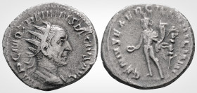 Roman Imperial
TRAJAN DECIUS (249-251 AD). Rome
Antoninianus Silver (21.9 mm 3.4 g)
Obv: IMP C M Q TRAIANVS DECIVS AVG, radiate and draped bust right....