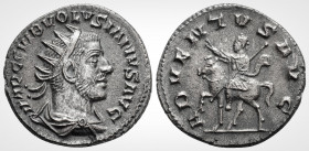 Roman Imperial
VOLUSIAN (251-253 AD). Antioch
Antoninianus Silver (21 mm 3.61 g)
Obv: IMP C C VIB VOLVSIANVS AVG, radiate, draped, and cuirassed bust ...