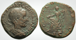 Roman Imperial
GORDIAN III (238-244 AD). 
Sestertius AE Bronze (29.7 mm 19.8 g)
Obv: IMP CAES M ANT GORDIANVS AVG, laureate, draped and cuirassed bust...