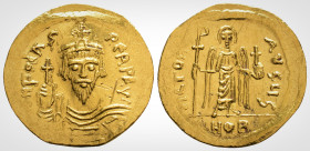 Byzantine
Phocas ( 602-610 AD ) Constantinople. 
AV Solidus (21.5 mm 4.37 g).
Constantinople. 6th officina Obv: ∂ N FOCAS PЄRP AVG, crowned, draped an...