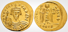 Byzantine
Phocas ( 602-610 AD ) Constantinople. 
AV Solidus (21.4 mm 4.51 g).
Obv: ∂ N FOCAS PЄRP AVG, crowned, draped and cuirassed bust of Phocas fa...