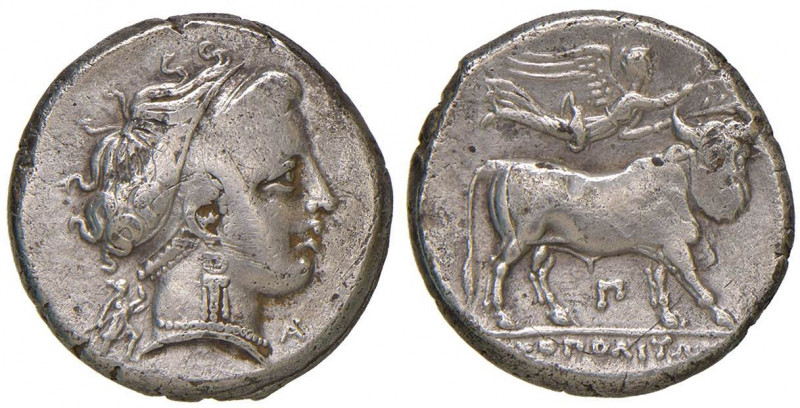CAMPANIA Neapolis Didramma (325-241 a.C.) Testa di ninfa a d. - R/ Toro a d. sor...
