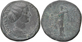 Lucilla (moglie di L. Vero) Sesterzio - Busto a d. - R/ Venere stante a s. - C. 77 AE (g 23,59)
MB/B