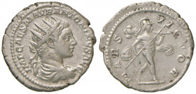 Elagabalo (218-222) Antoniniano - Busto radiato a d. - R/ Marte andante a d. - RIC 122 AG (4,78)
qSPL