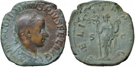 Gordiano III (238-244) Sesterzio - Busto laureato a d. - R/ La Felicità stante a s. - RIC 330 AE (g 17,76)
BB