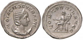 Otacilia Severa (moglie di Filippo) Antoniniano - Busto a d. - R/ La Concordia seduta a s. - RIC 126 AG (g 4,14)
SPL