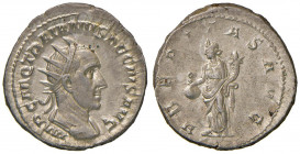 Traiano Decio (249-251) Antoniniano - Busto radiato a d. - R/ Uberitas stante a s. - RIC 28 AG (g 4,63) 
SPL+