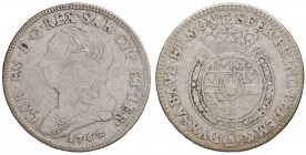 Carlo Emanuele III (1730-1773) Quarto di scudo 1762 - Nomisma 184 AG (g 8,50)
MB+