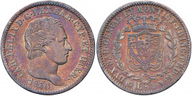 Carlo Felice (1821-1831) Lira 1830 T - Nomisma 599 AG
BB/SPL