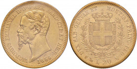 Vittorio Emanuele II (1849-1861) 20 Lire 1856 G - Nomisma 752 AU Sigillata BB+ “bei fondi lucenti” da Giovanni Gaudenzi
BB+