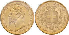 Vittorio Emanuele II (1849-1861) 20 Lire 1859 T - Nomisma 759 AU Sigillata BB+ da Giovanni Gaudenzi
BB+