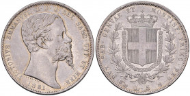Vittorio Emanuele II (1849-1861) 5 Lire 1851 G - Nomisma 773 AG R
BB