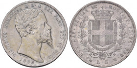 Vittorio Emanuele II (1849-1861) 5 Lire 1852 G - Nomisma 775 AG R
qBB