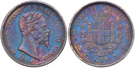 Vittorio Emanuele II (1849-1861) 50 Centesimi 1860 M - Nomisma 818 AG
BB/qSPL