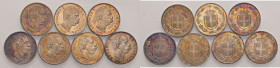 Umberto I (1878-1900) 2 Lire - AG Lotto di sette monete come da foto. Da esaminare
SPL-FDC