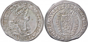 UNGHERIA Leopoldo I (1657-1705) 15 Kreuzer 1694 - AG (g 6,17) Schiacciatura al bordo
BB