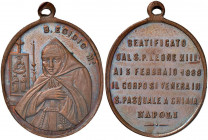 NAPOLI Medaglia 1888 S. Egidio - Opus: Petruzzelli - AE (g 7,65 - Ø 25 x 33 mm)
qFDC/FDC