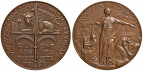 TRIESTE Medaglia 1938 100° anniversario RAS - Opus: Mistruzzi - AE (g 80,65 - Ø 57 mm)
qFDC