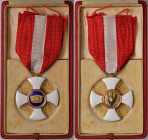Vittorio Emanuele III (1900-1946) Croce Ordine della corona d’Italia, Croce da Cavaliere - MD (g 9,61 - Ø 36 mm) In cofanetto
FDC
