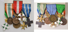 Lotto di sette medaglie come da foto complete di nastrino
SPL