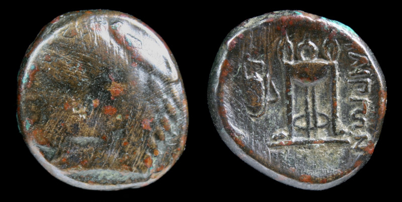 KINGS of MACEDON, Philippi under Philip II, c. 356-345 BCE. 5.32g, 15-17mm.
Obv:...