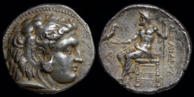 PTOLEMAIC KINGS of EGYPT: Ptolemy I Soter as satrap (323-304 BCE) AR Tetradrachm, issued c. 320-315 in the name and types of Alexander III of Macedon....
