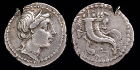 L. Cornelius Sulla, AR denarius, issued 81 BCE. Uncertain mint, 3.77g, 19.5mm.
Obv: Diademed head of Venus right
Rev: Double cornucopia filled with fr...