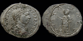Elagabalus (218-22), Fourrée Denarius, imitative issue. Unknown (eastern?) mint, 3.31g, 16.5-19.5mm. Rare.
Obv: ΛNTONINVS PIVS FEL ΛVG; Laureate, drap...