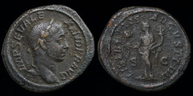 Severus Alexander (222-235) AE as, issued 229. Rome, 12.92g, 28mm.
Obv: IMP SEV ALEXANDER AVG; Laureate bust right
Rev: LIBERALITAS AVGVSTI IIII S C; ...