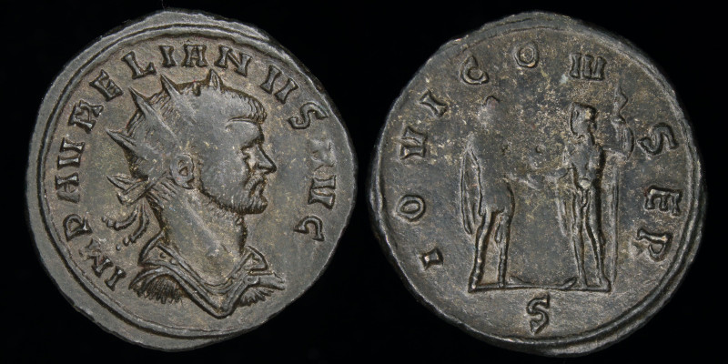 Aurelian (270 - 275) billon antoninianus. Serdica (2nd off.), 3.77g, 21mm.
Obv: ...
