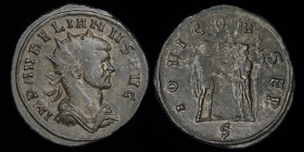 Aurelian (270 - 275) billon antoninianus. Serdica (2nd off.), 3.77g, 21mm.
Obv: IMP AVRELIANVS AVG; Radiate, draped, & cuirassed bust r.
Reverse: IOVI...