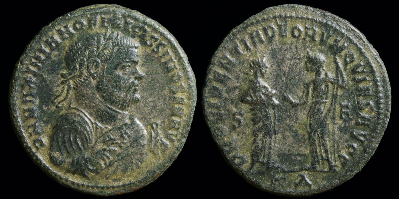 Maximianus (first reign, 285-305) AE 'Abdication' Follis, issued 305-7. Cyzicus,...